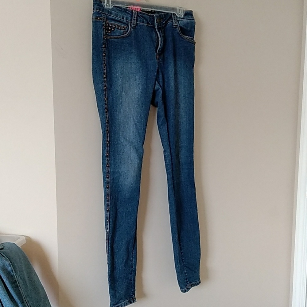 Blue Notes Skinny Studded Jeans